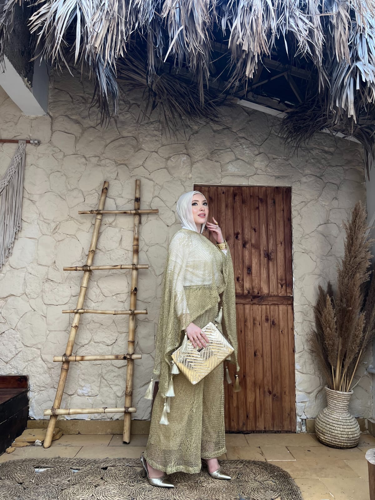 Sirma Shawl with Matching Pants