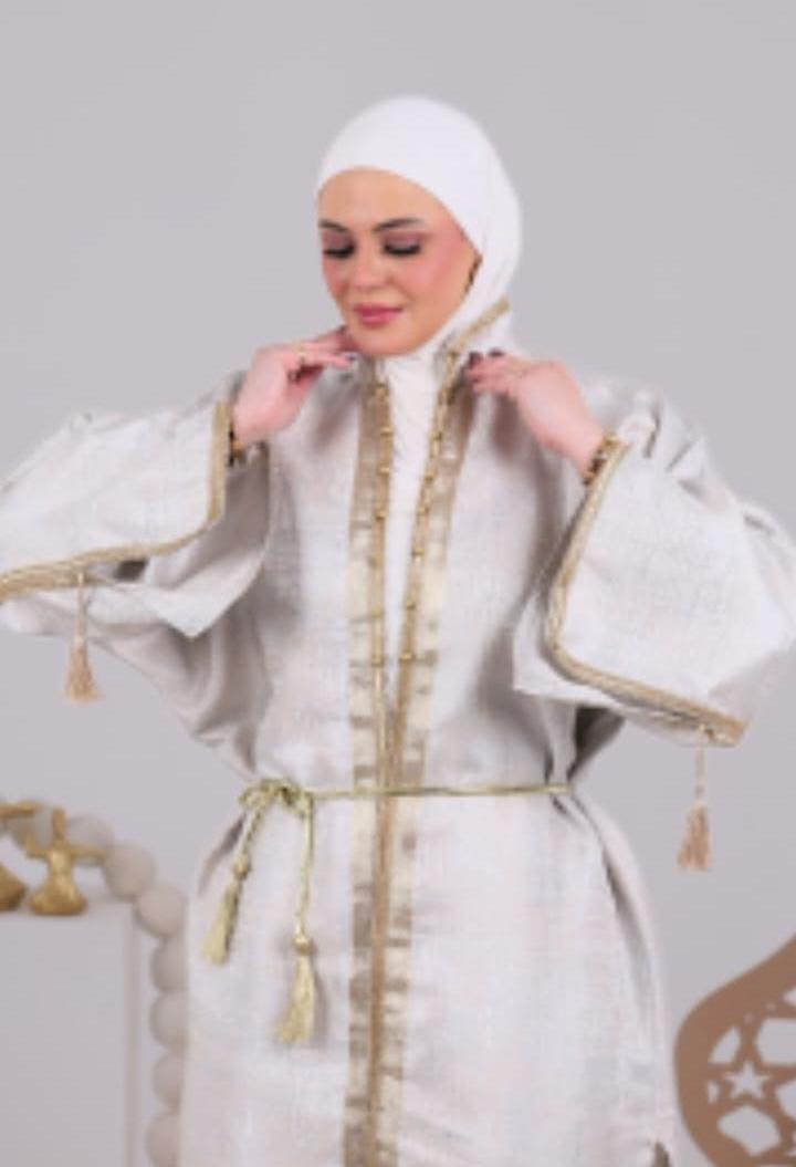 قفطان مغربي – قماش منقط