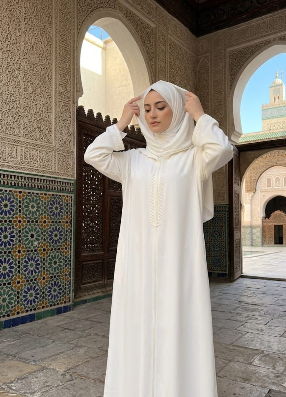 بان كيك مغربي مع غطاء للرأس