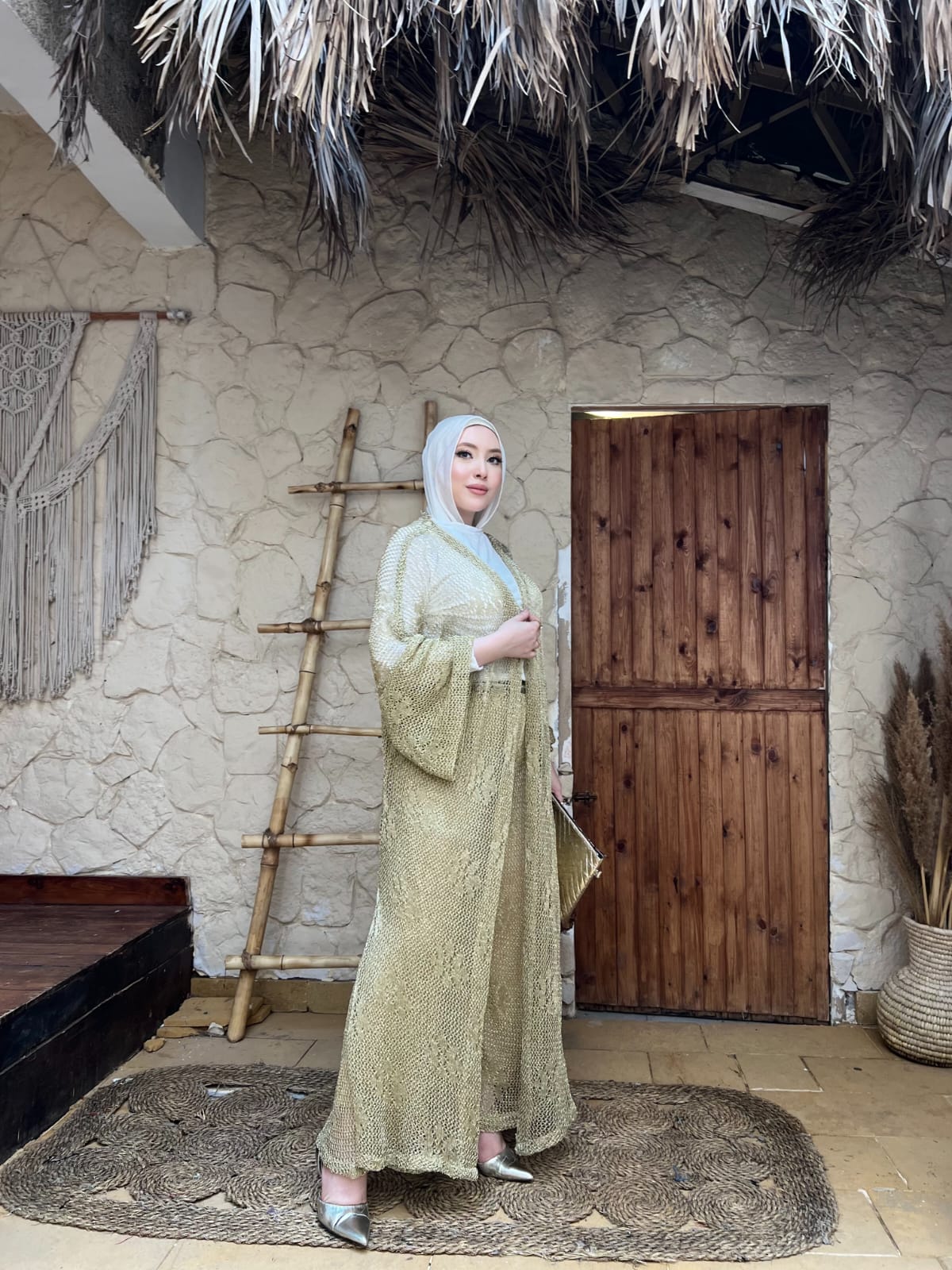 كارديجان طويل مع بنطال سيرما